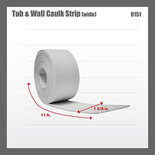 Load image into Gallery viewer, Red Devil 0151 (Wide) 1-5/8 in. x 11 ft. Tub &amp; Wall Caulk Strip, 1-5/8" x 11', White
