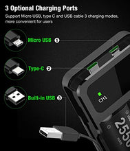 Load image into Gallery viewer, Controller Battery Pack for Xbox One/Xbox Series X|S, Rechargeable Battery Pack for Xbox Series X|S/Xbox One/Xbox One S/Xbox One X/Xbox One Elite Controller, Battery Charger with 3x2550 Battery Pack
