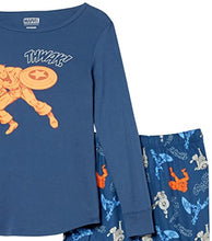 Load image into Gallery viewer, Amazon Essentials Women's Marvel Flannel Pajamas Sleep Sets, Captain America, Large
