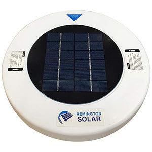 Remington Solar Chlorine-Free Sun Shock & Water Purifier – Reduces Chlorine Usage by up to 80-Percent – Solar Powered Pool Clarifier - Automatic Pool Cleaner & Pool Ionizer for All Pools