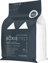Load image into Gallery viewer, Boxiecat Pro Deep Clean, Scent Free, Probiotic Clumping Cat Litter - Clay Formula - Cleaner Home - Ultra Clean Litter Box, Probiotic Powered Odor Control, Hard Clumping Litter, 99.9% Dust Free
