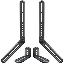 Load image into Gallery viewer, Mounting Dream Soundbar Mount Sound Bar TV Bracket for Mounting Above or Under TV Fits Most of Sound Bars Up to 15 Lbs, with Detachable Long Extension Plates MD5420
