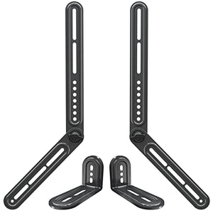 Mounting Dream Soundbar Mount Sound Bar TV Bracket for Mounting Above or Under TV Fits Most of Sound Bars Up to 15 Lbs, with Detachable Long Extension Plates MD5420
