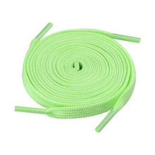 Load image into Gallery viewer, 5Chaos Neon Glow Shoelaces, Cool Funny Green Shoe Laces for Women Kids Girls Men, Fun Custom Shoestring with Aglets 1Pair (39" (100CM), Neon Green)
