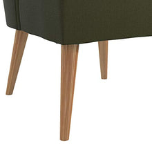 Load image into Gallery viewer, Novogratz Brittany Upholstered Accent, Green Linen Chair
