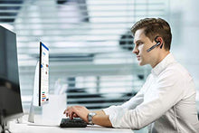 Load image into Gallery viewer, ICOMTOFIT Bluetooth Headset, Wireless Bluetooth Earpiece V5.0 Hands-Free Earphones with Built-in Mic for Driving/Business/Office, Compatible with iPhone and Android (Gray)
