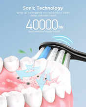 Load image into Gallery viewer, Fairywill PRO Electric Toothbrush, Ultra-Sonic Power Whitening Toothbrush with 5 Modes, Wireless Charging and Smart Timer, 8 Brush Heads with A Chargeable Travel Case
