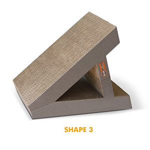 K&H Pet Products Stretch n' Scratch Cardboard Cat ScratcherToy 9” x 14” x 15”