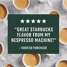 Load image into Gallery viewer, Starbucks by Nespresso, Decaf Espresso Dark Roast (50-count single serve capsules, compatible with Nespresso Original Line System)
