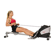 Load image into Gallery viewer, Sunny Health &amp; Fitness SF-RW5622 Dual Function Magnetic Rowing Machine Rower w/LCD Monitor
