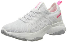 Load image into Gallery viewer, Dockers by Gerli Women's Low-Top Sneakers, White Weiß Neon Pink 596, 8.5
