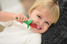 Load image into Gallery viewer, RaZberry Baby Teether &amp; Toothbrush/BerryBumps Soothe and Massage Sore Gums/Perfectly Sized
