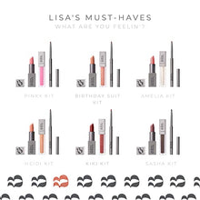 Load image into Gallery viewer, Lisa Rinna - Rinna Beauty Icon Lip Kit - No Apologies - Lipstick, Lip Gloss, &amp; Lip Liner Formulas - Long-lasting, Anti-aging, &amp; Moisturizing, Cruelty-Free, Vegan - 1 each
