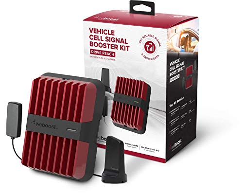 weBoost Drive Reach (470154) Vehicle Cell Phone Signal Booster | Car, Truck, Van, or SUV | U.S. Company | All U.S. Networks & Carriers -Verizon, AT&T, T-Mobile, Sprint & More | FCC Approved