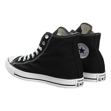 Load image into Gallery viewer, Converse Chuck Taylor All Star High Top Sneaker, Black (White Sole), Size 7
