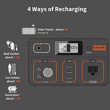 Load image into Gallery viewer, Jackery Portable Power Station Explorer 500, 518Wh Outdoor Solar Generator Mobile Lithium Battery Pack with 110V/500W AC Outlet (Solar Panel Optional) for Road Trip Camping, Outdoor Adventure
