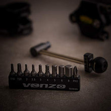 Load image into Gallery viewer, Venzo 1/4 Inch Driver Beam Torque Wrench Set - 2 to 10 Nm - Small Adjustable - Great Maintenance Tool for MTB, Mountain, Road Bike &amp; Motorcycle - All Bits are Included As a Kit - Bicycle Carbon Parts
