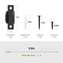 Load image into Gallery viewer, Furniture Straps for Baby Proofing (6 Pack), Child Proofing Metal Furniture Anchors, Secure 400 Pound Falling Furniture Prevention Straps Kids Toddler Pet Furniture Safety Straps Earthquake Resistant
