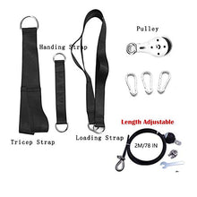 Load image into Gallery viewer, ANMKOT Fitness Pulley System, DIY Pulley Cable Machine Attachment System Hand Strength Training Home Gym Workout Equipment
