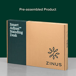 ZINUS Penny 36 Inch Standing Desk with Adjustable Height / Desktop Workstation / Desk Converter / No Assembly, Black