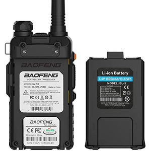 BAOFENG UV-5R Dual Band Two Way Radio (Black)