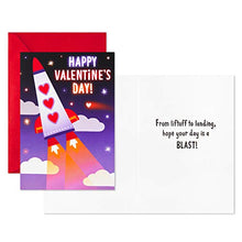 Load image into Gallery viewer, Hallmark Valentines Day Cards Assortment for Kids, 8 Valentine's Day Cards with Envelopes (Outer Space)
