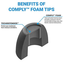 Load image into Gallery viewer, Comply TrueGrip Pro Memory Foam Tips for 1More True Wireless Devices (Small, 3 Pairs), Black (35-42230-11)
