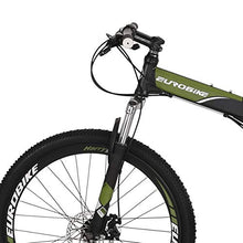 Load image into Gallery viewer, EUROBIKE Bicycle G7 27.5-inch Bike Mountain Bike 27.5" 21-Speed Shift Left 3 Right 7 Cycle Folding Mountain Bike Frame Shock Absorption Mountain Bike Army Green, 27.5

