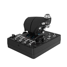 Load image into Gallery viewer, Logitech G X56 H.O.T.A.S Throttle and Joystick Flight Simulator Game Controller, 4 Spring Options, +189 Programmable Controls, RGB Lighting, 2x USB, PC - Black
