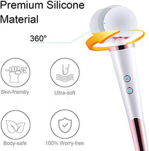 Load image into Gallery viewer, Cordless Wand Massager - Strongest Therapeutic Vibrating Power - Best Rated for Travel Gift - Magic Stress Away - Perfect for Muscle Aches and Personal Sports Recovery - USB - (E Style)
