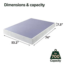 Load image into Gallery viewer, ZINUS Metal Box Spring with Wood Slats, 7.5 Inch Mattress Foundation, Sturdy Steel Structure, Easy Assembly, Full
