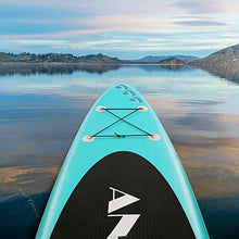 Load image into Gallery viewer, ANCHEER Inflatable Stand Up Paddle Board, Lightweight All Round iSUP with 3 Fins, Premium Accessories &amp; Carry Bag, EVA Deck, Adj Floating Paddle, Ankle Leash and Double Action Pump (Light Blue)
