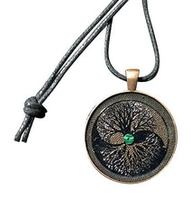 Load image into Gallery viewer, Intertwining ‘Yin Yang Tree of Life’ Orgone Pendant ~ bring your highest aspirations… to life (Brown ~ grounding and protection)
