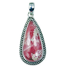 Load image into Gallery viewer, Rhodochrosite &amp; Sterling Silver Pendant
