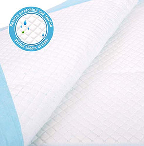 Wave Medical Products 150 Ultra Absorbent Pet Training and Puppy Pads, 23" x 36", Heavy Duty, Quilted, 65 Grams with Odor Blocking