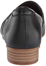 Load image into Gallery viewer, Clarks womens Juliet Palm Loafer, Black Leather, 8.5 US
