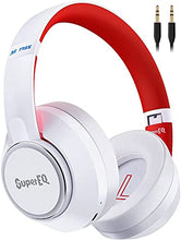 Load image into Gallery viewer, Hybrid Active Noise Cancelling Headphones, SuperEQ S1 Wireless Over Ear Bluetooth Headset, 45H Playtime, Hi-Res Audio, Deep Bass, Wireless &amp; Wired 2-in-1 Ideal for Travel Home Office (White)

