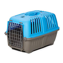 Load image into Gallery viewer, Pet Carrier: Hard-Sided Dog Carrier, Cat Carrier, Small Animal Carrier in Blue| Inside Dims 17.91L x 11.5W x 12H &amp; Suitable for Tiny Dog Breeds | Perfect Dog Kennel Travel Carrier for Quick Trips
