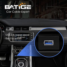 Load image into Gallery viewer, BATIGE Square Single Port USB 3.0 Panel Flush Mount Extension Cable with Buckle for Car Truck Boat Motorcycle Dashboard 3ft
