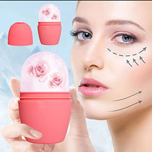 Load image into Gallery viewer, 2 Pcs Ice Roller for Face and Eye, Ice Face Roller Skin Care Gua Sha Tool, Silicone Ice Mold for Face,Facial Ice Roller Skin Care Tool for Face &amp; Eye Puffiness Relief &amp; Remove Fine Lines,Gifts for Her
