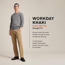 Load image into Gallery viewer, Dockers Men's Straight Fit Workday Khaki Smart 360 FLEX Pants (Regular and Big &amp; Tall), Pembroke (Stretch) -Blue, 34W x 30L
