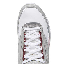 Load image into Gallery viewer, Reebok Kids' Classic Legacy Sneaker, Stark Grey/White/Urban Maroon, 5 M US
