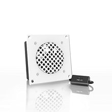 Load image into Gallery viewer, AC Infinity White Ventilation Grille 4", for PC Computer AV Electronic Cabinets, Replacement Grille for AIRPLATE S1, can Mount one 80mm Fan
