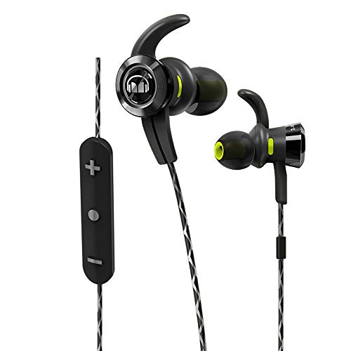 Monster Isport Victory Bluetooth Wireless in-Ear Headphones (Earbuds) - Black with Microphone, Sports Headphones, Running, Noise Isolation