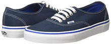 Load image into Gallery viewer, Vans Unisex Authentic Midnight Navy/True White Skate Shoe 6 Men US / 7.5 Women US
