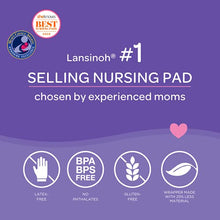 Load image into Gallery viewer, Lansinoh Stay Dry Disposable Nursing Pads for Breastfeeding, 200 Count (Pack of 1)
