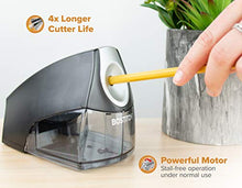 Load image into Gallery viewer, Bostitch Personal Electric Pencil Sharpener, Powerful Stall-Free Motor, High Capacity Shavings Tray, Black (EPS4-BLACK)
