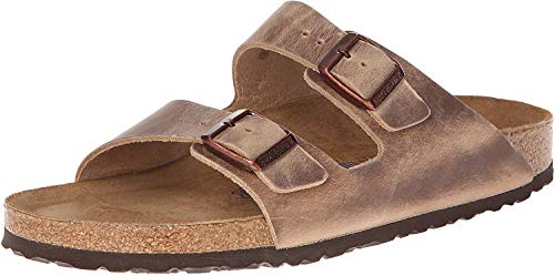 Birkenstock Arizona - Oiled Leather (Unisex) Tobacco Oiled Leather EU 39 (US Men's 6-6.5, Women's 8-8.5) Regular