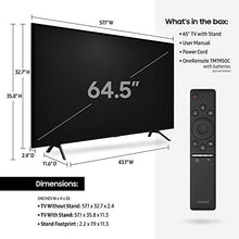 Load image into Gallery viewer, Samsung Q70 Series 65-Inch Smart TV, Flat QLED 4K UHD HDR - 2019 Model
