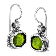 Load image into Gallery viewer, Silpada 'Daintree' Natural Green Quartz Drop Earrings in Sterling Silver
